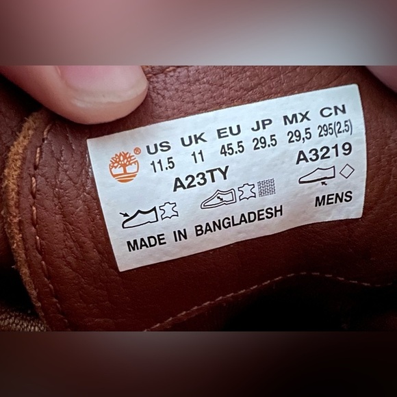 Timberland Men’s Size 11.5 A23TY A3219 Folk Gentleman Oxford - Picture 5 of 5